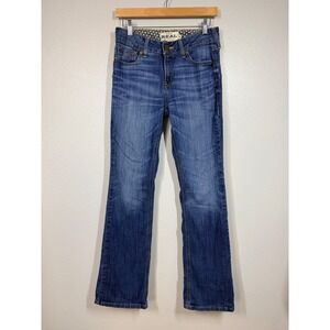 Ariat Jeans Women 28 Blue REAL Leila Boot Irvine Wash Western Bootcut Stretch